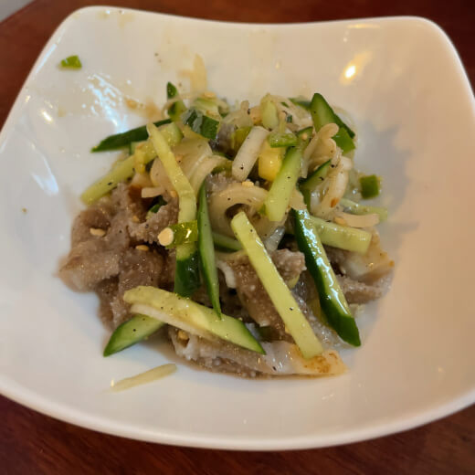 純’sコッチン　センマイ刺し青唐